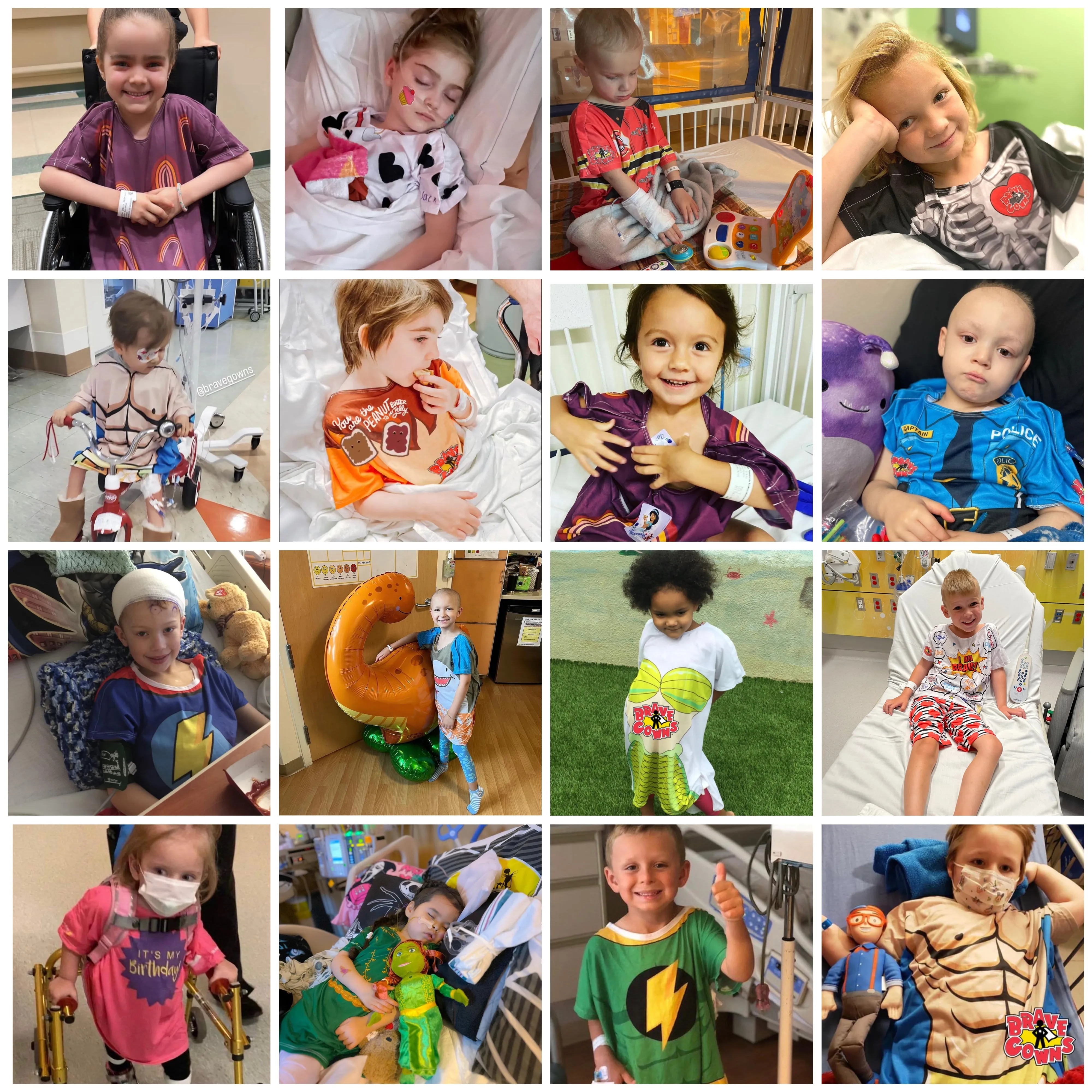 Spread Smiles in Children's Hospitals w/  Yeastie Boy Brave Gowns