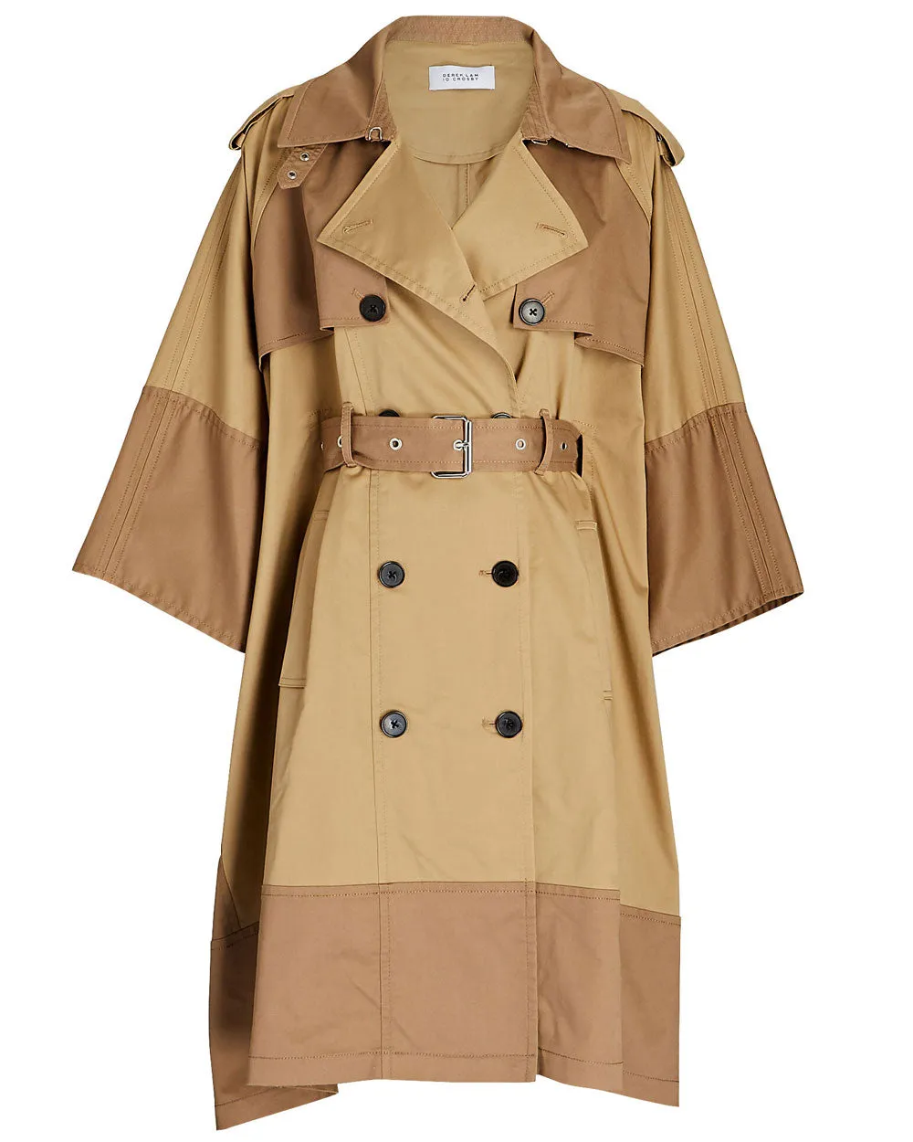 Tan Douglas Trench Cape