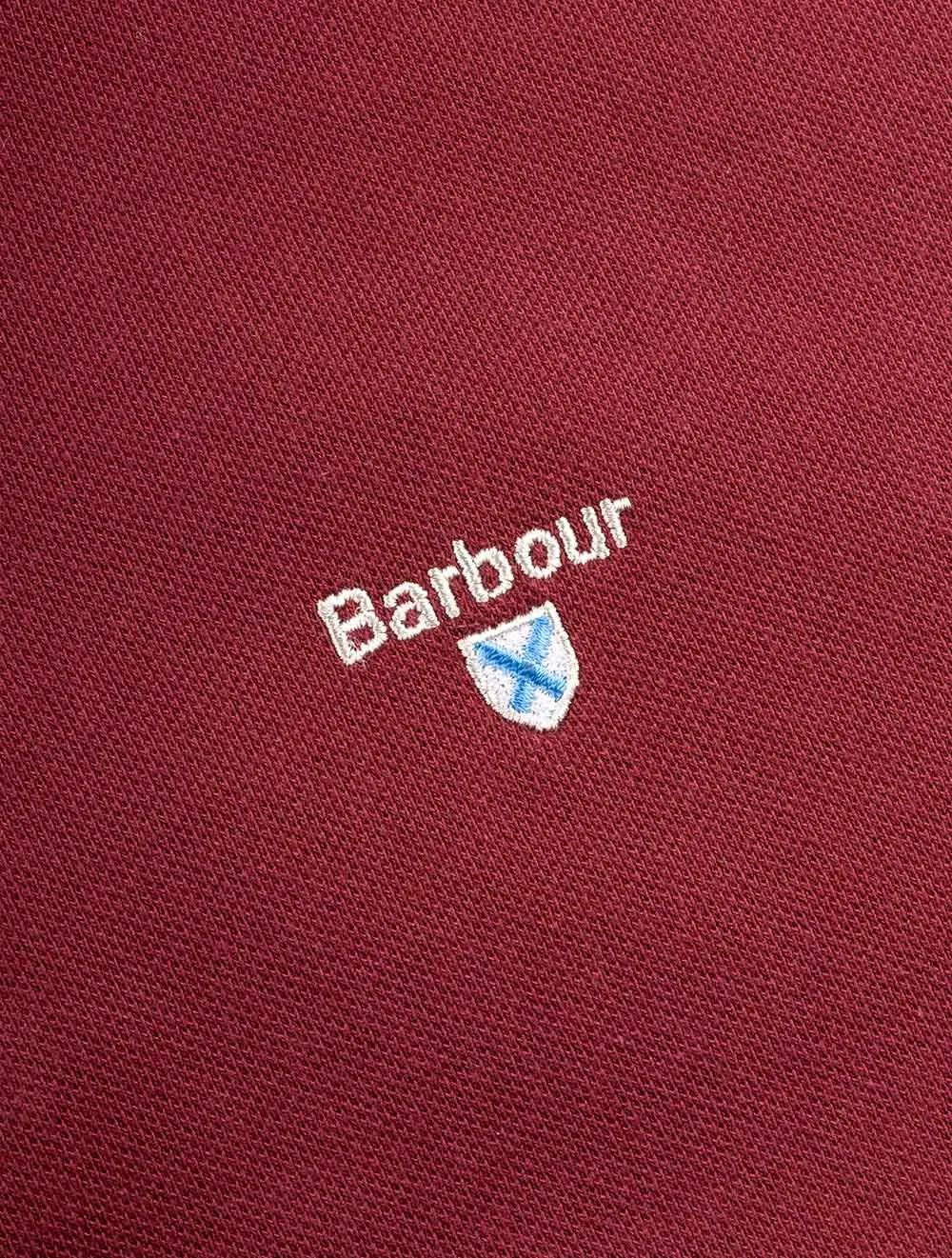 Tartan Pique Polo Ruby Red