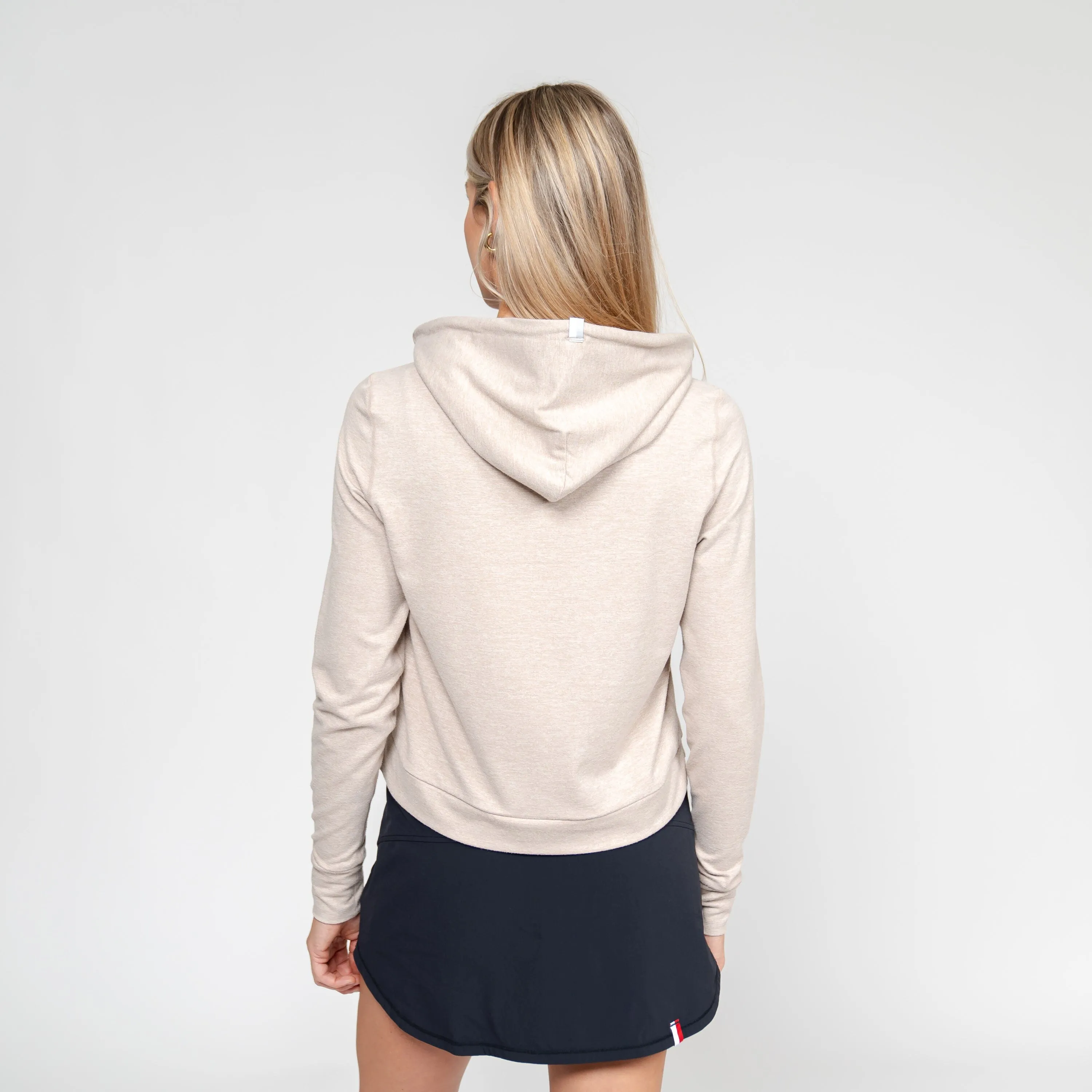 Tempo Performance Hoodie | Heather - Hazelnut/Lunar Grey