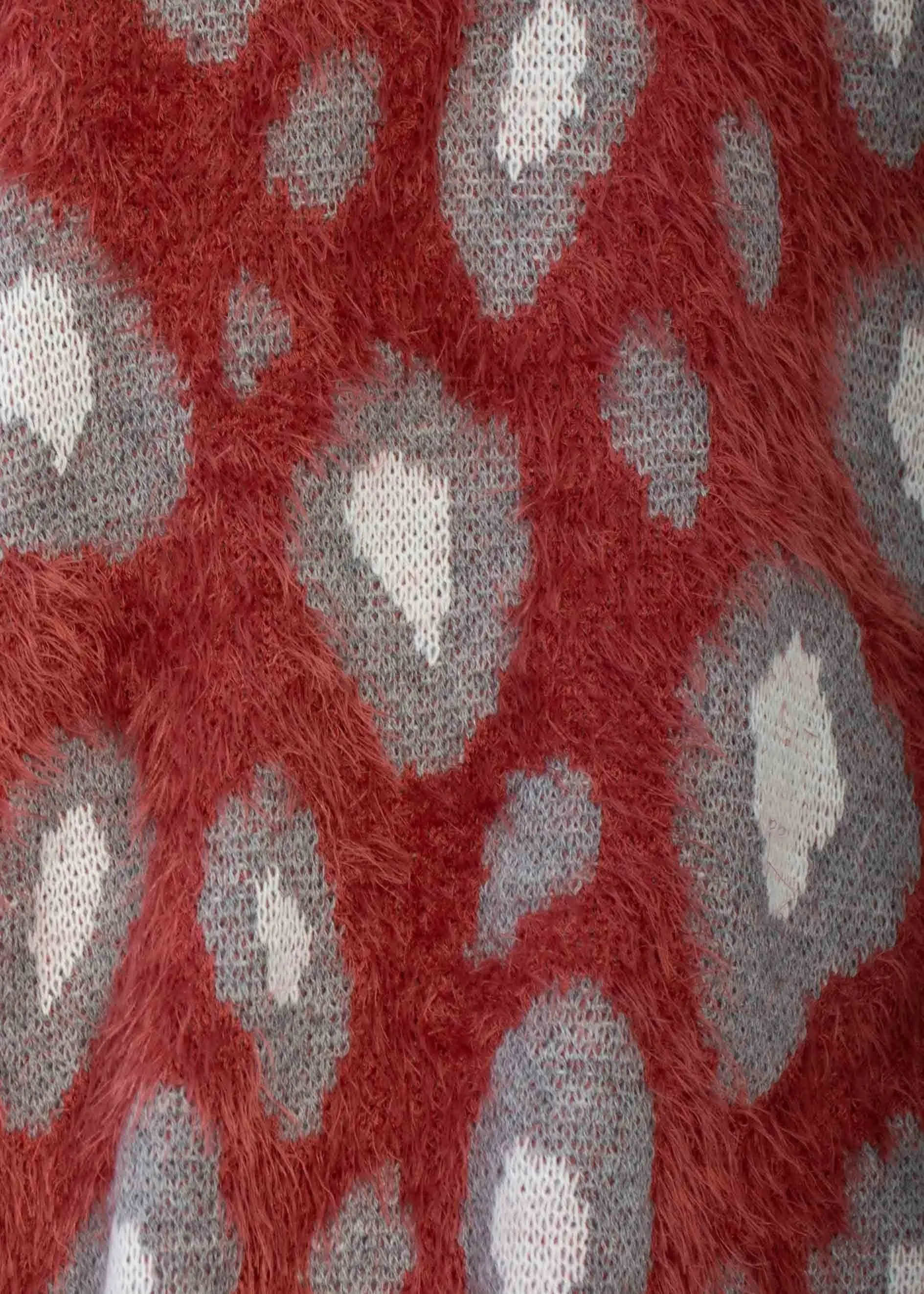 This Bliss Cardi - Rust Leopard
