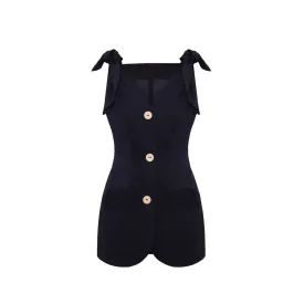 TIES CREPE VEST