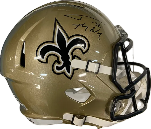 Tyrann Mathieu Autographed "Honey Badger" Saints Replica Full Size Helmet