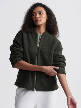 Varley Willmont Patch Pocket Fleece - Dark Resin Green