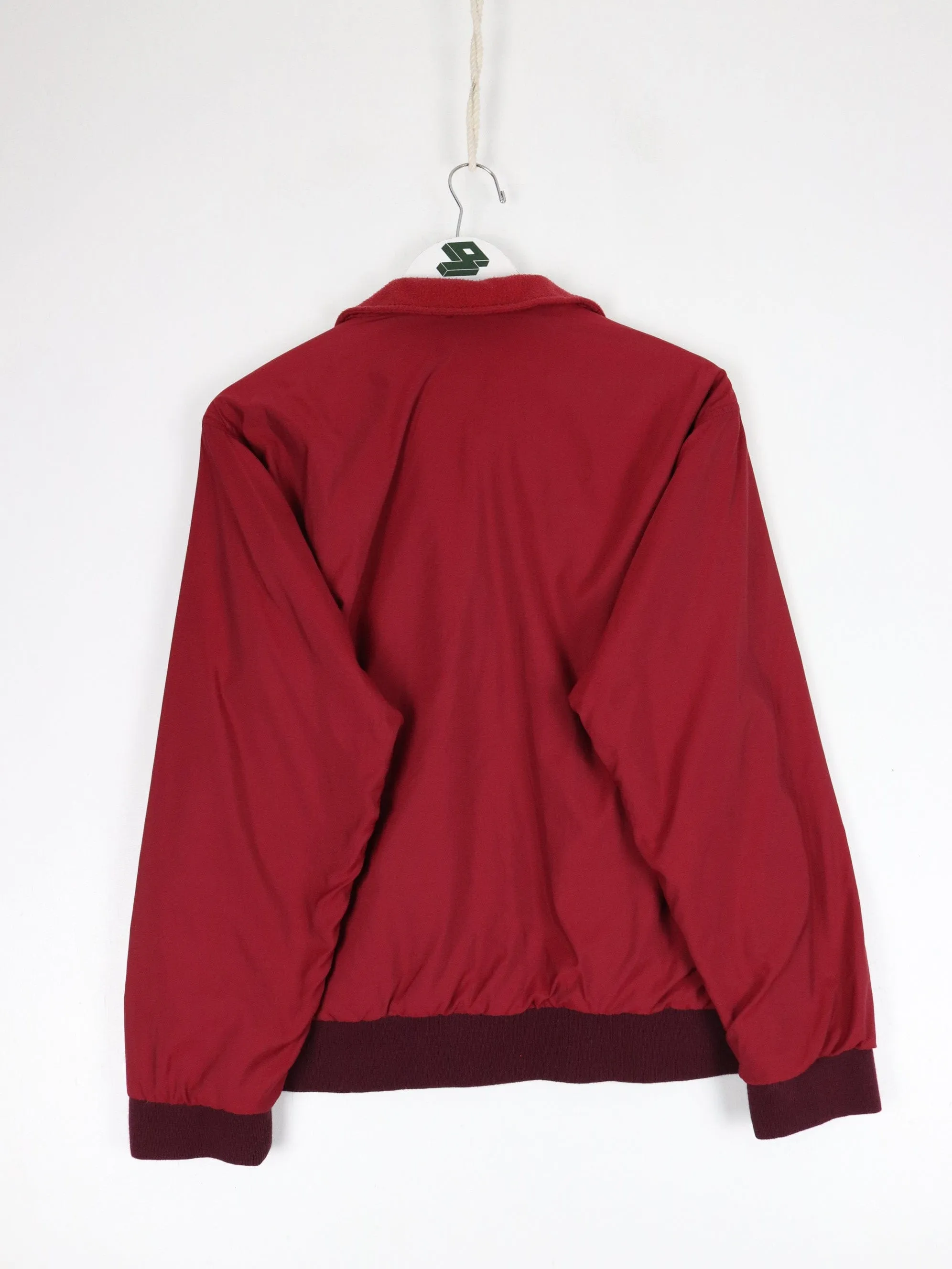 Vintage Banff Jacket Womens Small Red Reversible Fleece Outdoors