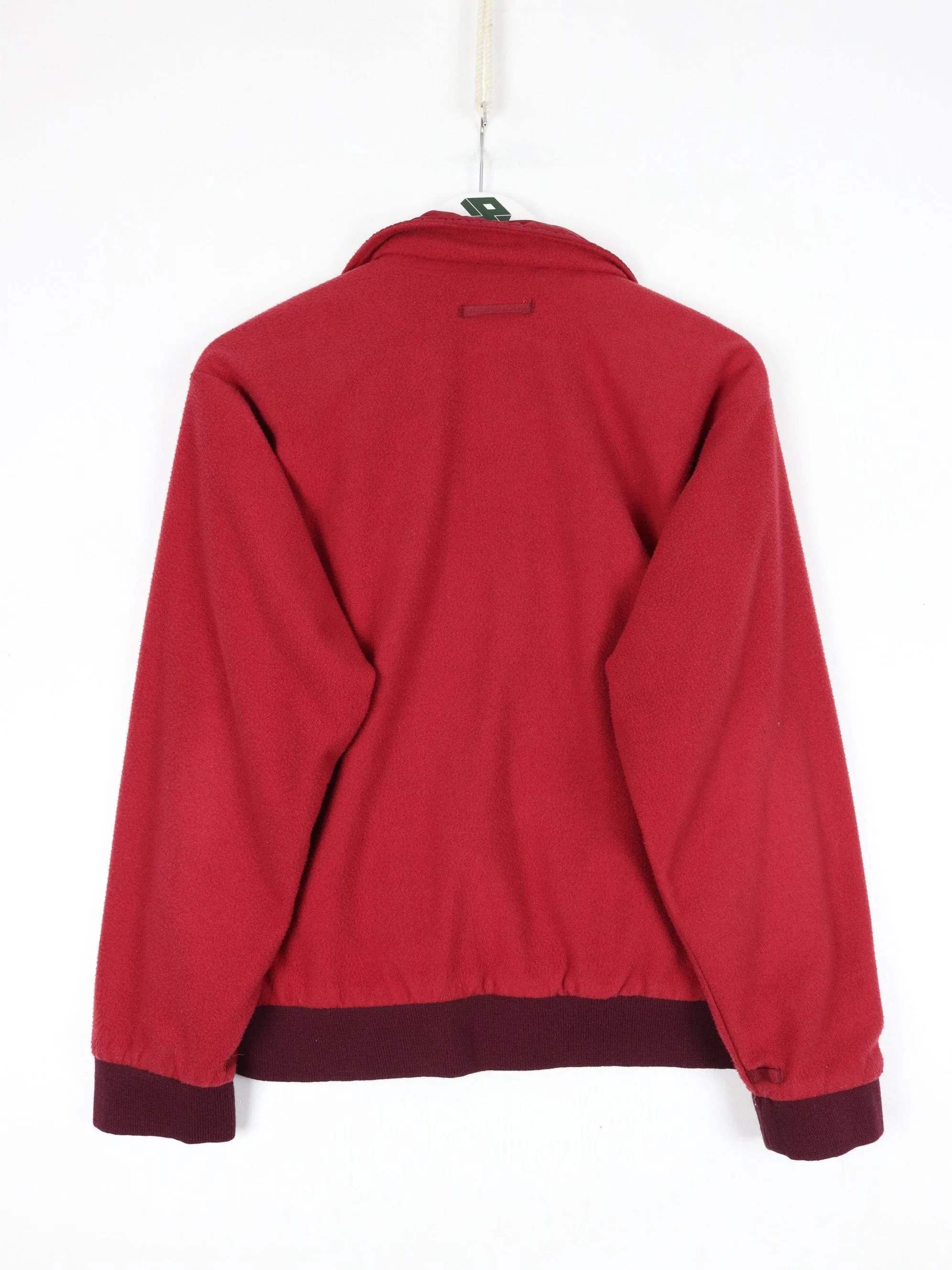 Vintage Banff Jacket Womens Small Red Reversible Fleece Outdoors