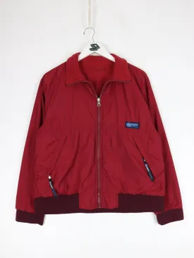 Vintage Banff Jacket Womens Small Red Reversible Fleece Outdoors