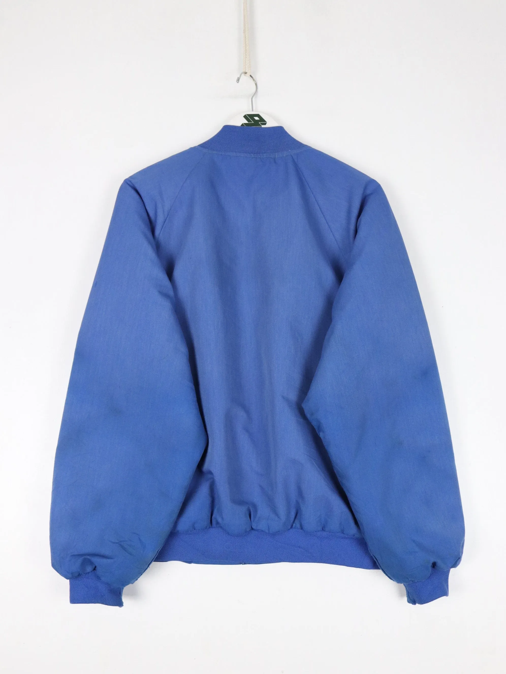 Vintage Hartwell Jacket Mens Blue Snap On Bomber 90s