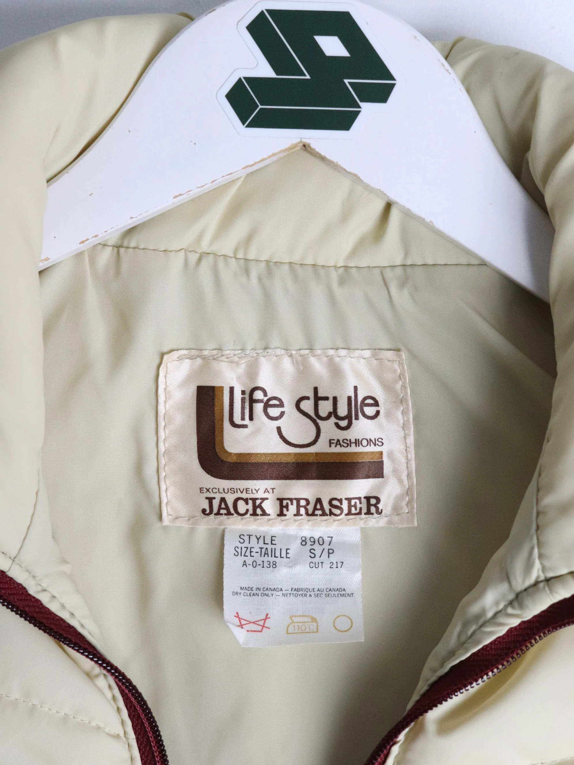 Vintage Lifestyle Jack Fraser Vest Mens Small Red Jacket