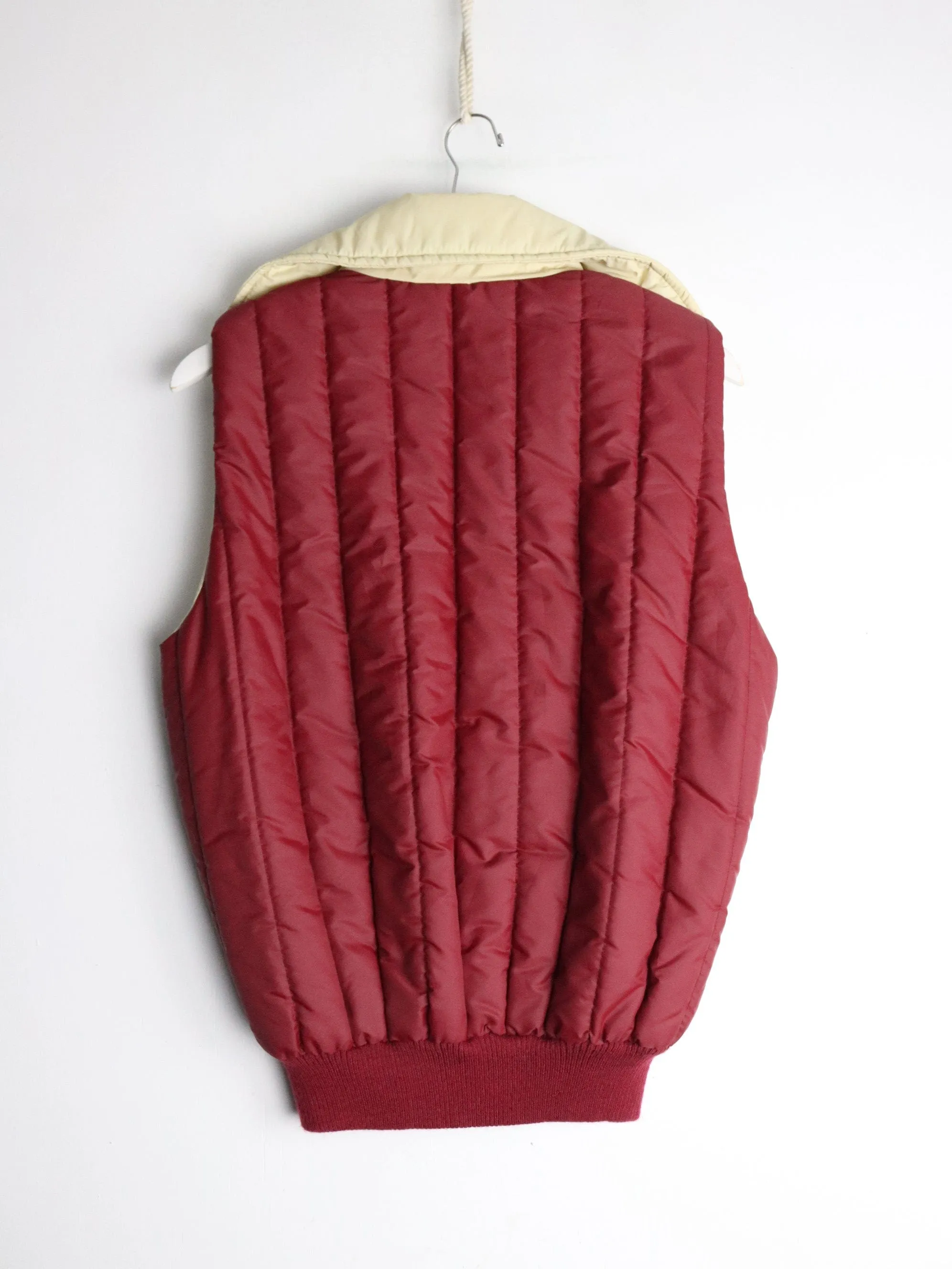 Vintage Lifestyle Jack Fraser Vest Mens Small Red Jacket