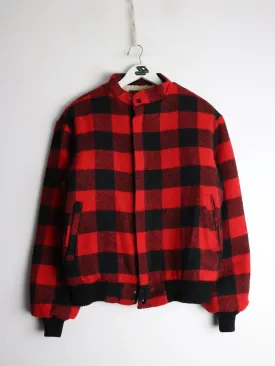 Vintage Westwind Jacket Mens Medium Red Wool Buffalo