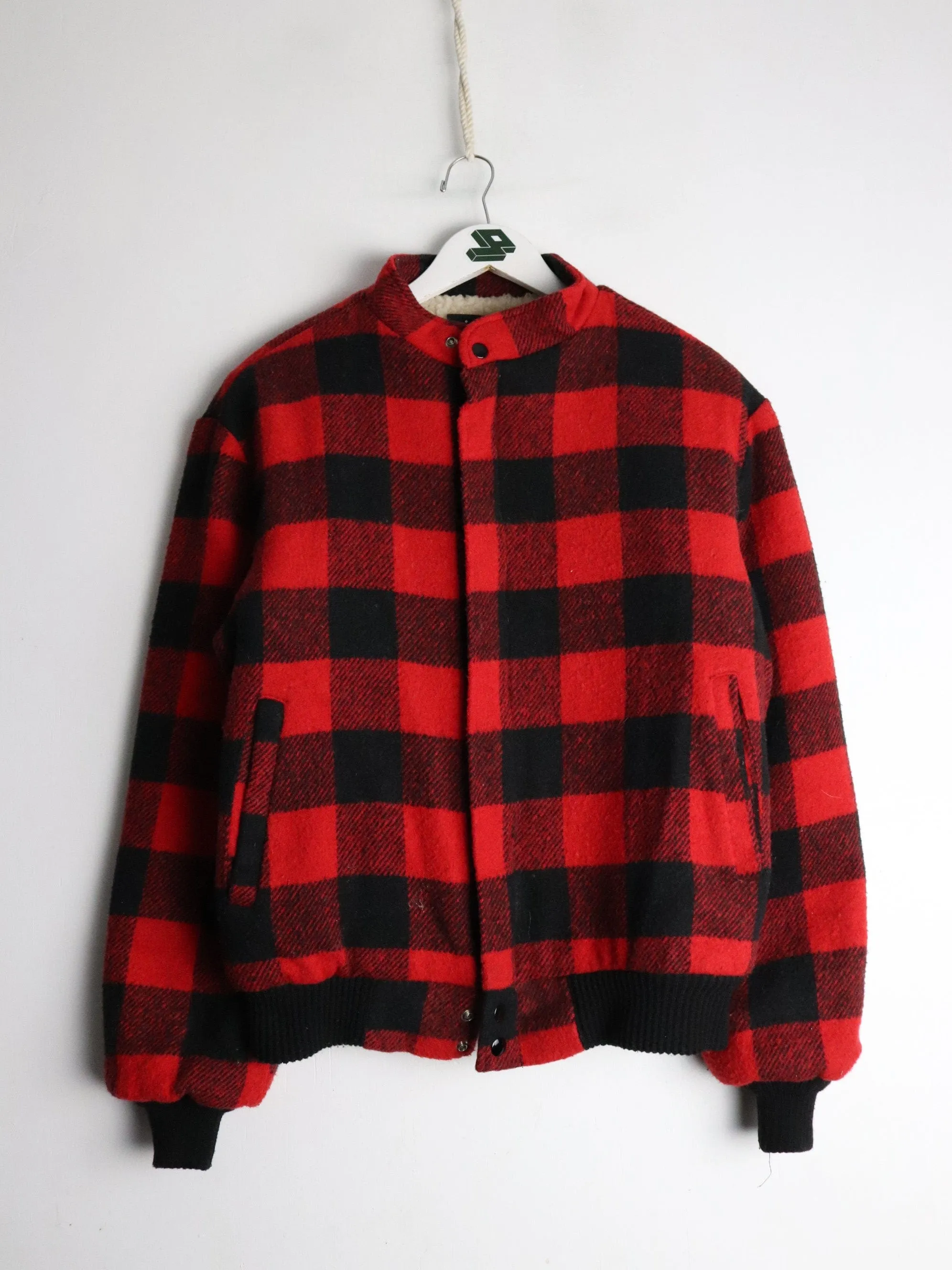 Vintage Westwind Jacket Mens Medium Red Wool Buffalo