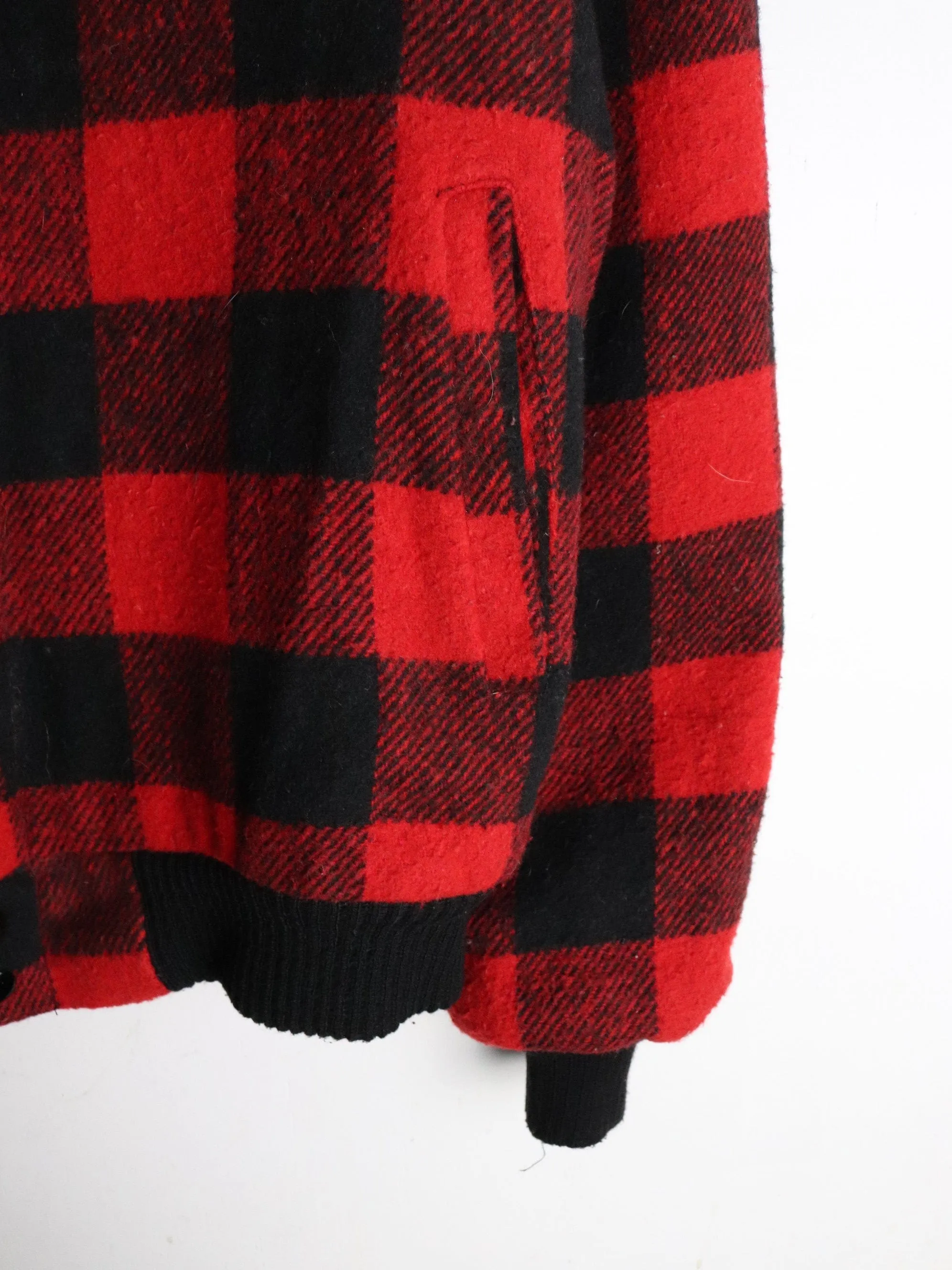 Vintage Westwind Jacket Mens Medium Red Wool Buffalo