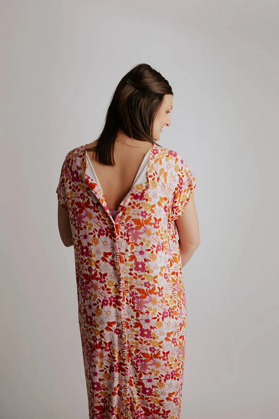 Wild Child Maternity Mommy Labor and Delivery/ Nursing Gown