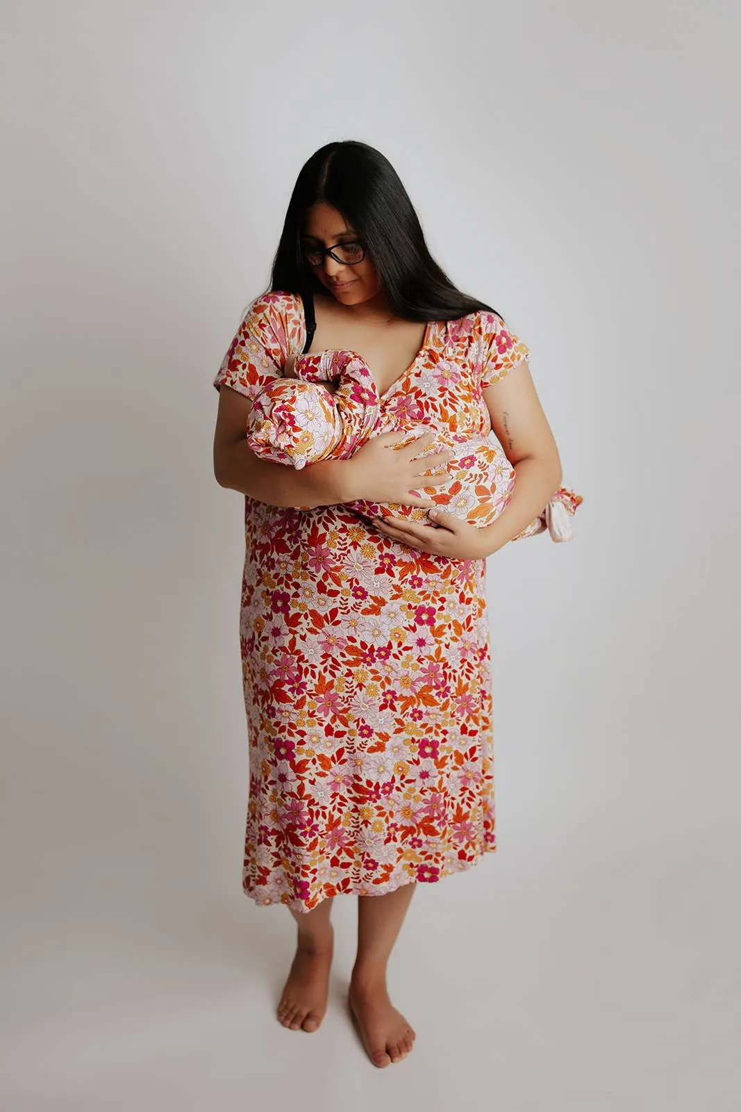 Wild Child Maternity Mommy Labor and Delivery/ Nursing Gown