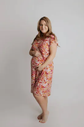 Wild Child Maternity Mommy Labor and Delivery/ Nursing Gown
