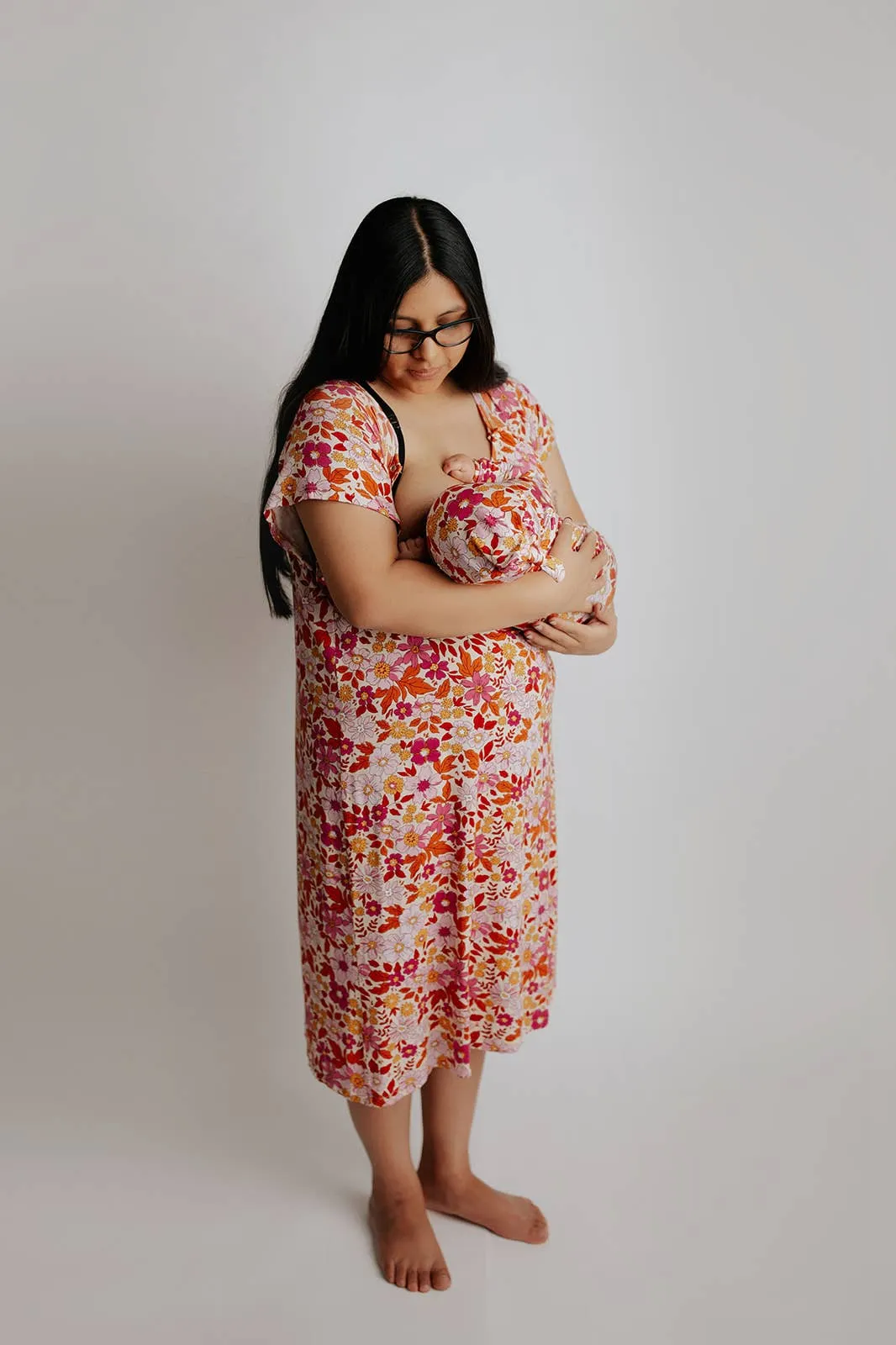 Wild Child Maternity Mommy Labor and Delivery/ Nursing Gown
