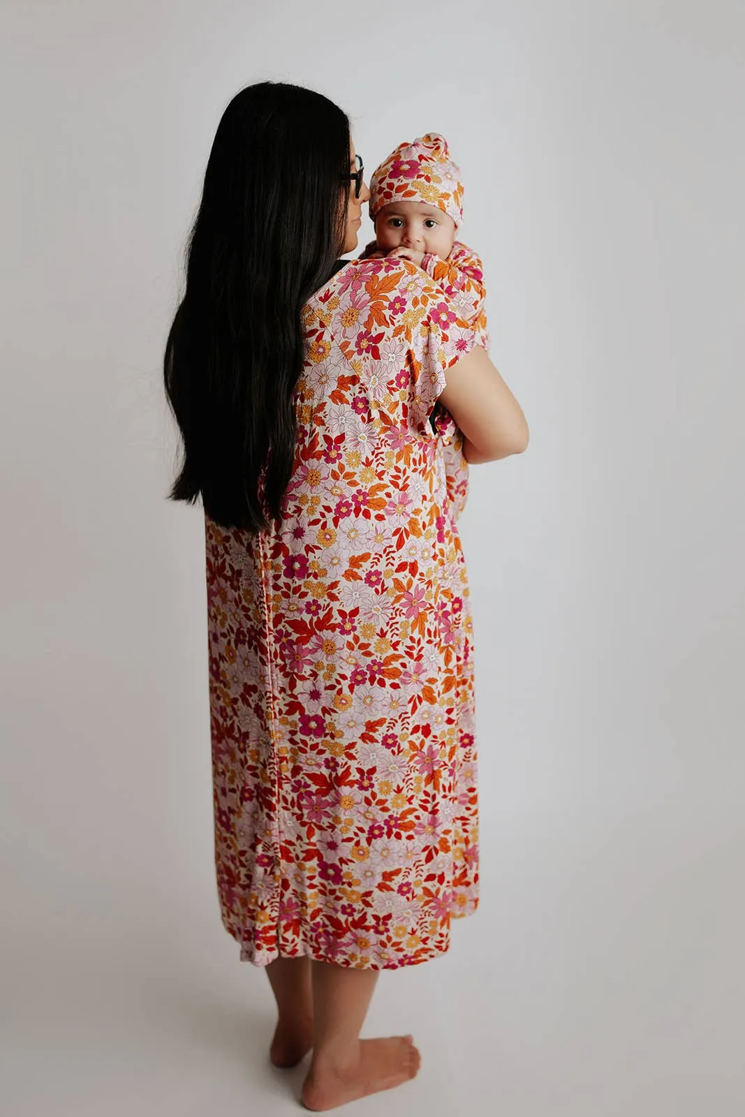 Wild Child Maternity Mommy Labor and Delivery/ Nursing Gown