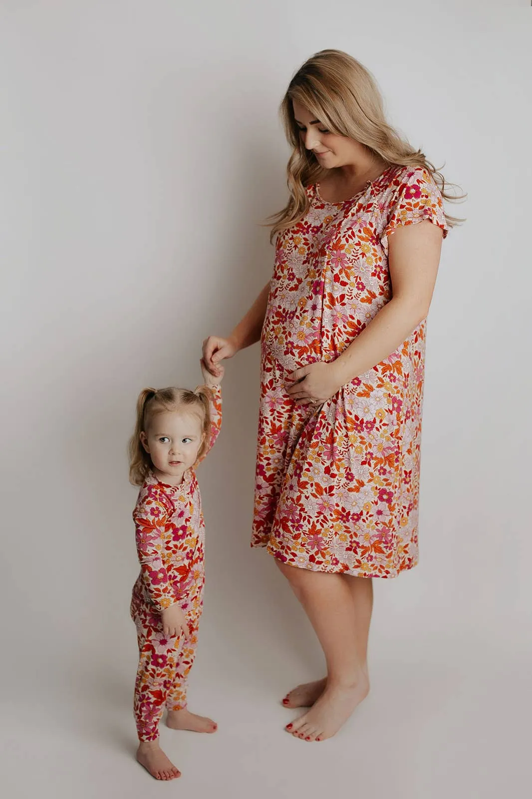 Wild Child Maternity Mommy Labor and Delivery/ Nursing Gown